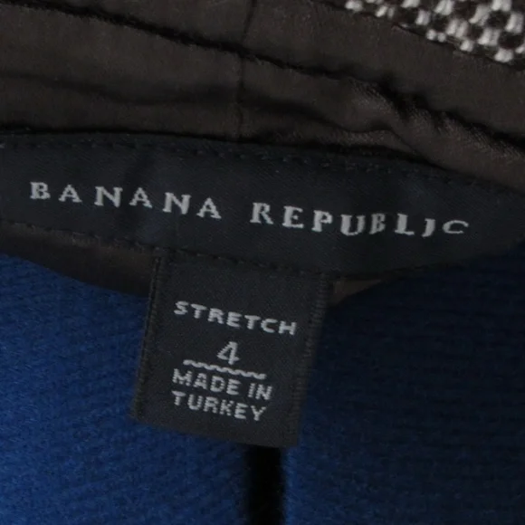 Frayed Hem Tweed Blazer with Peplum Size 4 - Picture 7 of 7